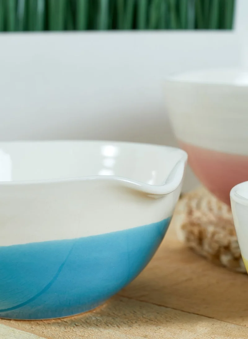 Fenella Smith London Set Of 3 Colour Dip Nested Bowl