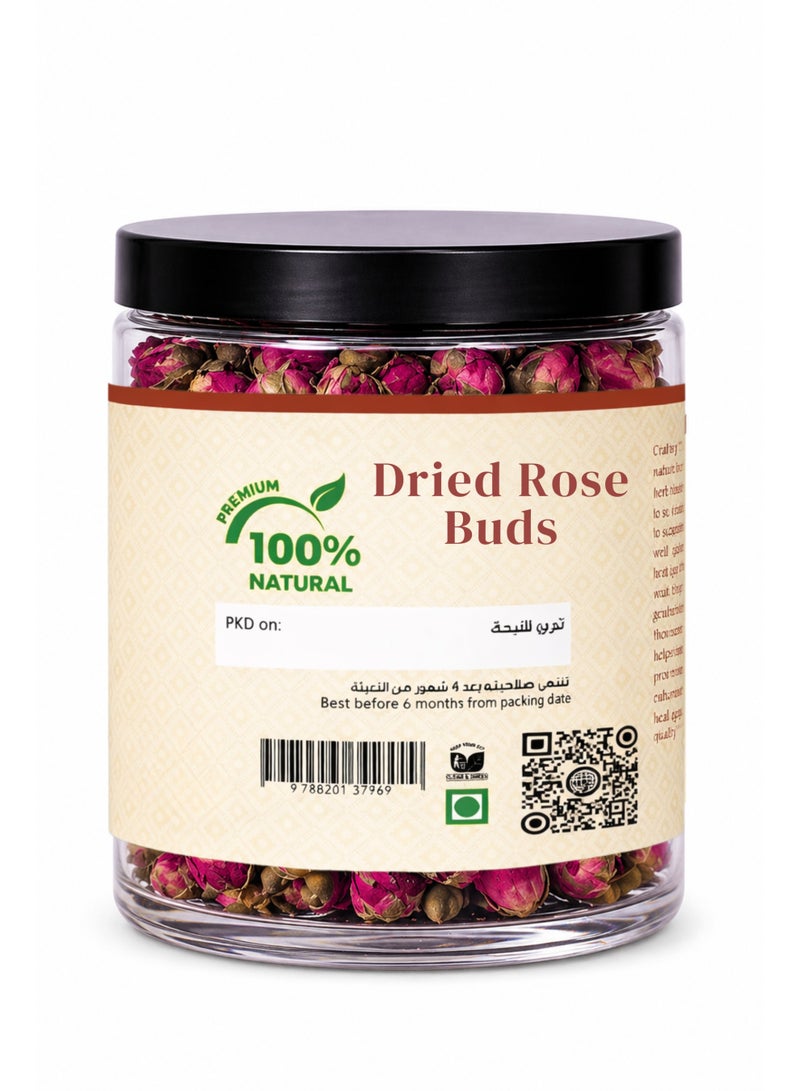Zahr Premium Dried Rose Buds – 100% Pure, Natural, Hand-Sorted | Botanical Rose Flowers (Ward / Gulab) | Gardening, Horticulture & Herbal Projects - Image 2