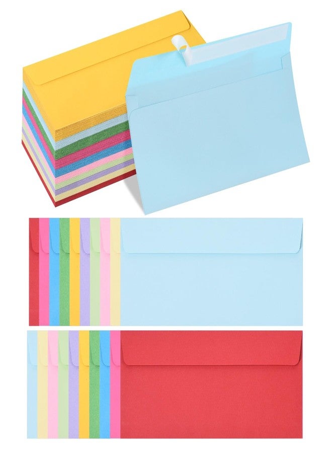 Keketer 50 Pack #10 Colored Business Envelopes Self Seal, 4.13 x 9.49 Inches Standard for Office, Business Checks, Invoices, Letter Mailing, Letters, Invitations - Image 1