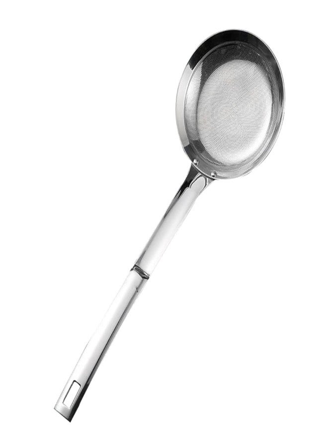 Hoement Stainless Steel Skimmer Spoon Filter Spoon for Kitchen Multifunctional Oil Separator Strainer for Cooking for Frying and Food Filtering - Image 1