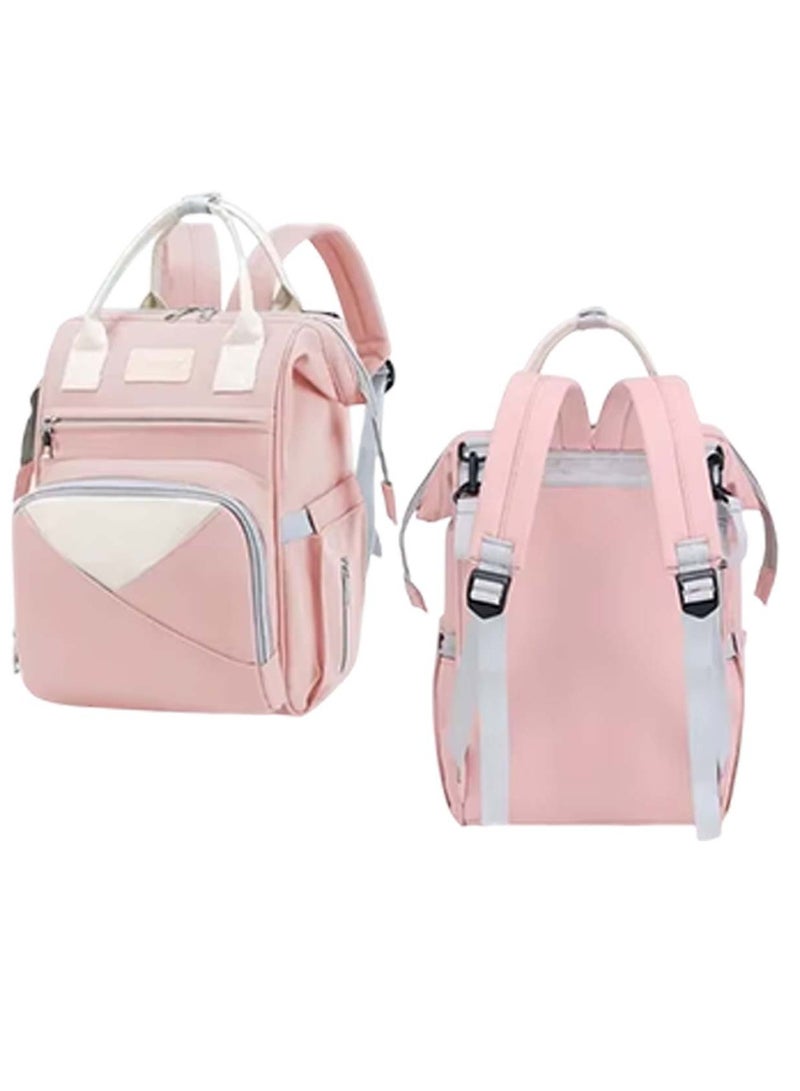 Huitich Pink Mum's Multi-Functional Baby Travel Backpack  - Image 1