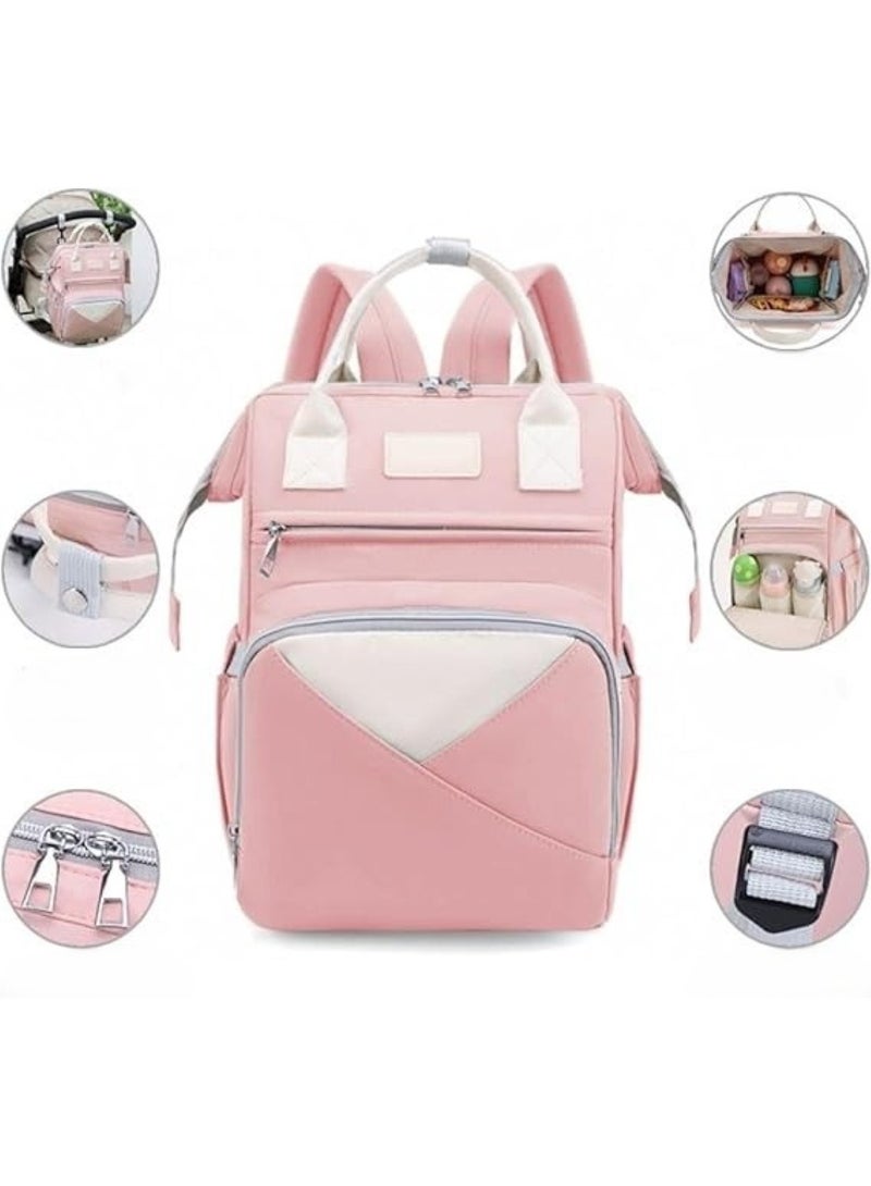 Huitich Pink Mum's Multi-Functional Baby Travel Backpack  - Image 3