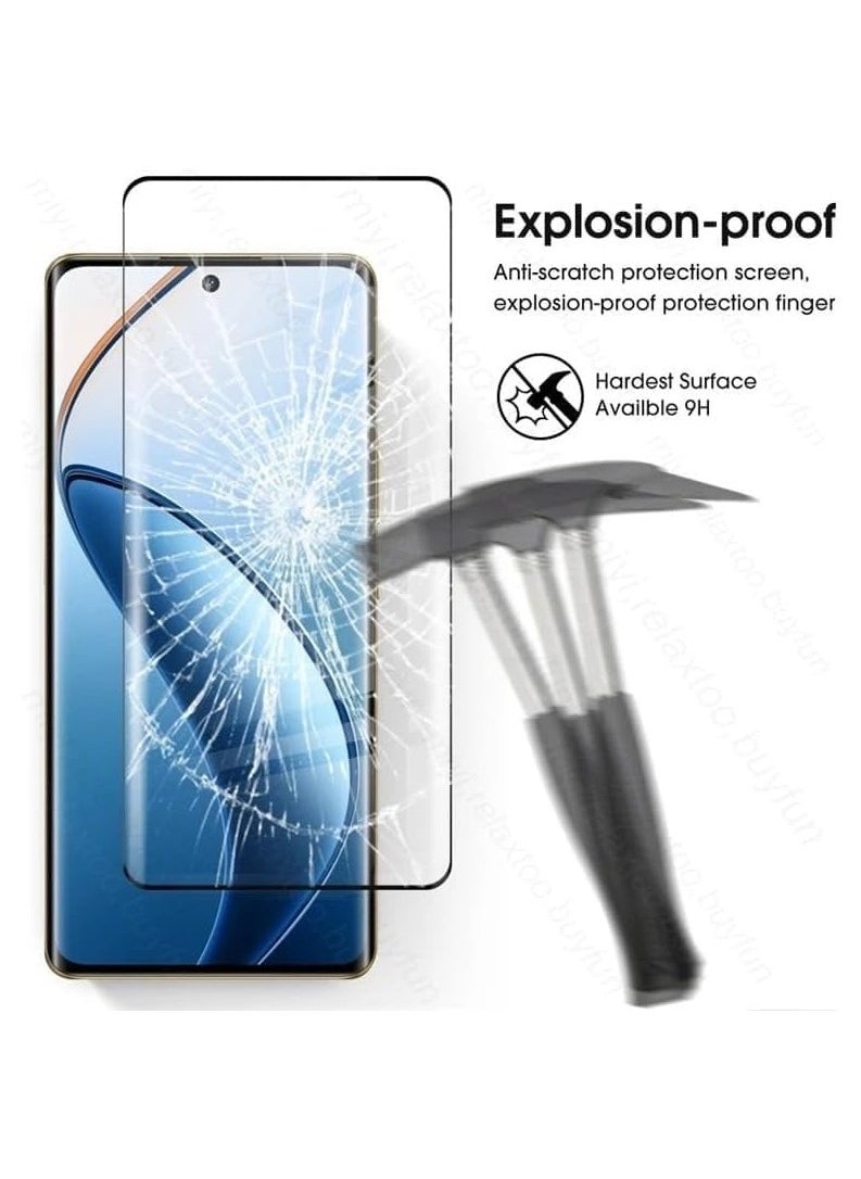 Lito - Lito 3D Full Cover Tempered Glass For Realme 12 Pro 5G/Realme 12 Pro Plus 5G Fingerprint Working - Image 1