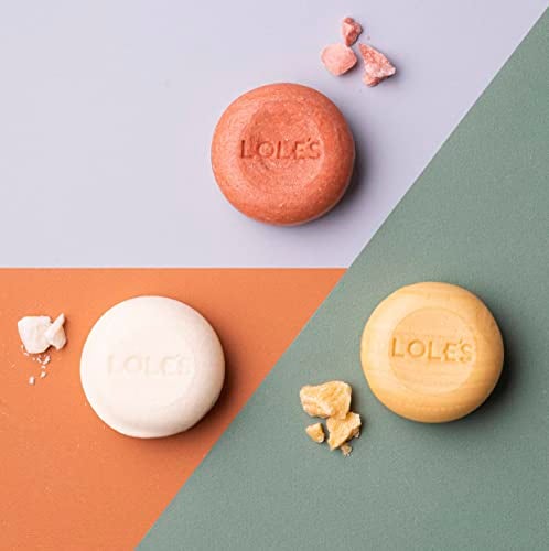 LOLE'S Shampoo Bar and Conditioner 2in1 with Jojoba Oil for Itchy Scalp & Dandruff, Moisturizes & Cleans Scalp, Travel Shampoo, Silicone Free, 3.5Oz - Image 4