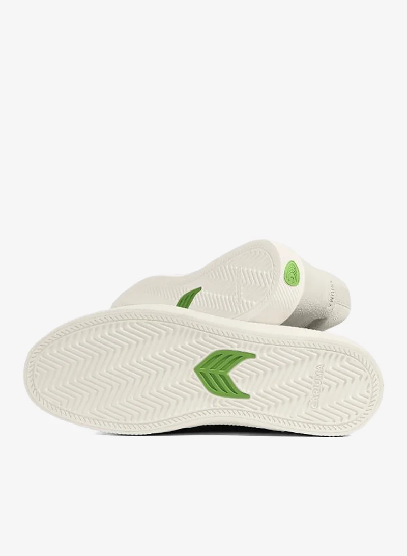 Cariuma  VALLELY Vintage White Suede Ivory Logo Sneaker  | Best Price UAE