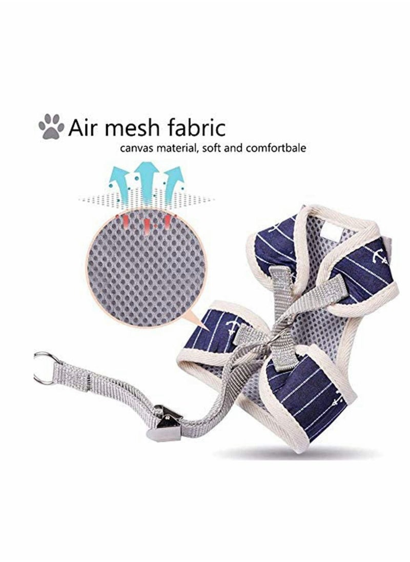 Y&D - Cat Harness and Leash for Walking, Adjustable Vest Harnesses Cats, Kitten Escape Proof, Lightweight Soft Comfortable Walking Travel Petsafe (Size: M) - Image 1