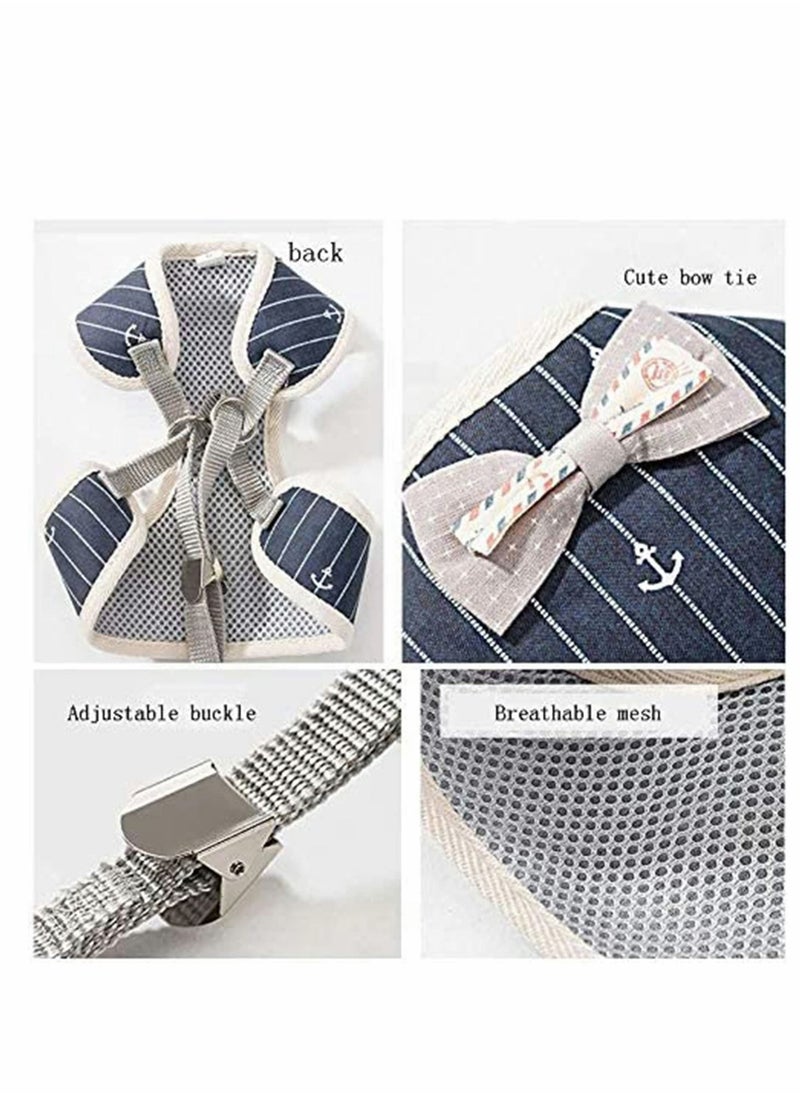 Y&D - Cat Harness and Leash for Walking, Adjustable Vest Harnesses Cats, Kitten Escape Proof, Lightweight Soft Comfortable Walking Travel Petsafe (Size: M) - Image 1