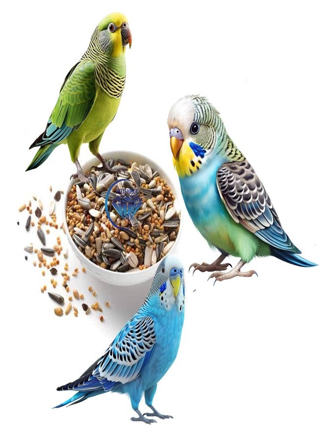 طعام نيتيشري المميز للطيور، مزيج من 11-15 نوعًا من البذور للببغاوات الصغيرة، والكوكاتيل، وطيور الحب، والعصافير الصغيرة (1000 جم) - Image 5