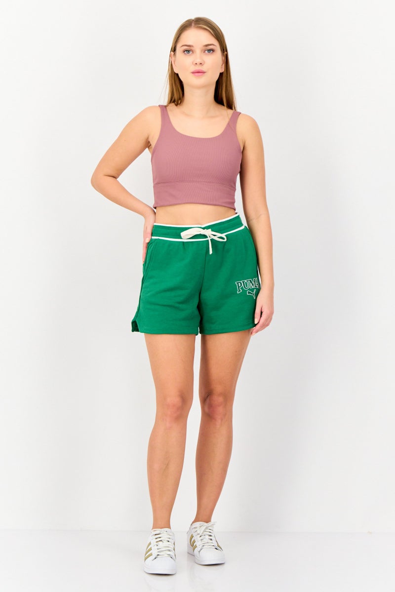 PUMA Women Sportswear Fit Outdoor Shorts, Green - Image 2