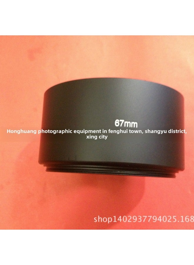Metal Ultra-long Mid-focus Hood 37/38/39.52/55/58/62/67/72/77/82/86/95/105-Color:62 Extended Focus Height 65  - Image 5