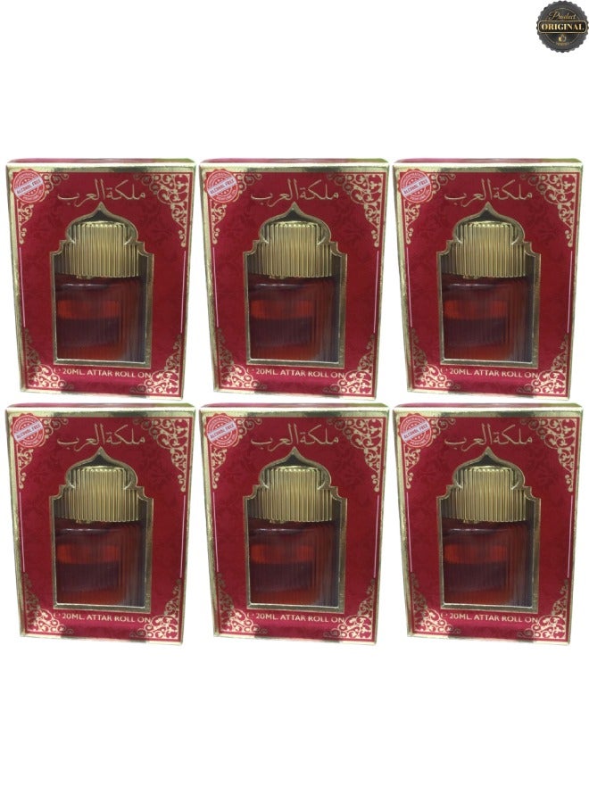 Queen 6 Pieces Attar Roll Malikat Al Arab 20ML - Image 1