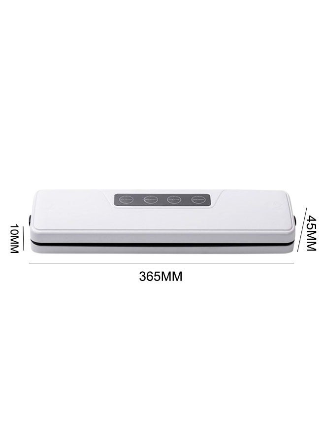 Vacuum Sealing Machine Food Vacuum Sealing Machine Automatic Air Sealing System For Food Storage Dry Wet Sealing Machine Compact Design 12.6 Inches Bring 10 Food Pattern Bags Black  - Image 2