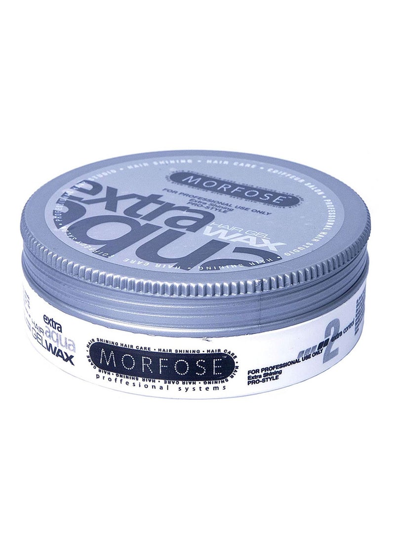 Morfose Extra Aqua Hair Wax 175ml - Flexible Hold & Natural Shine - Image 1