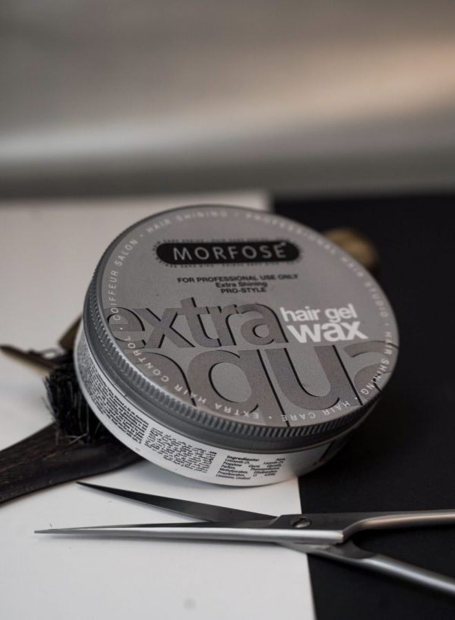 Morfose Extra Aqua Hair Wax 175ml - Flexible Hold & Natural Shine - Image 4