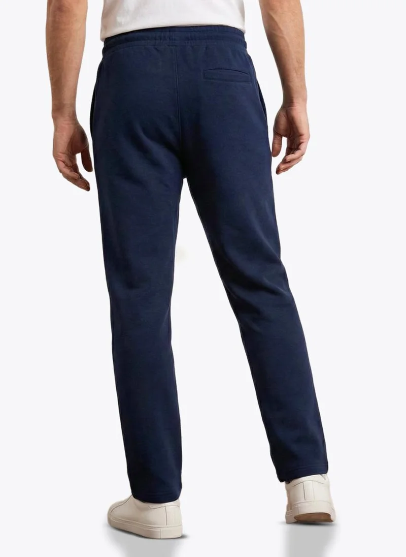 Nautica Men Regular Fit Logo Joggers for Everyday Casual Wear-Blue