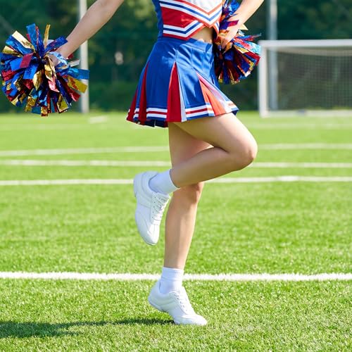 Stelle Cheer Shoes Women White Cheerleading Shoes Youth Cheer Dance Sneakers Lightweight Athletic Training Tennis ShoesACL003White7MW - Image 3