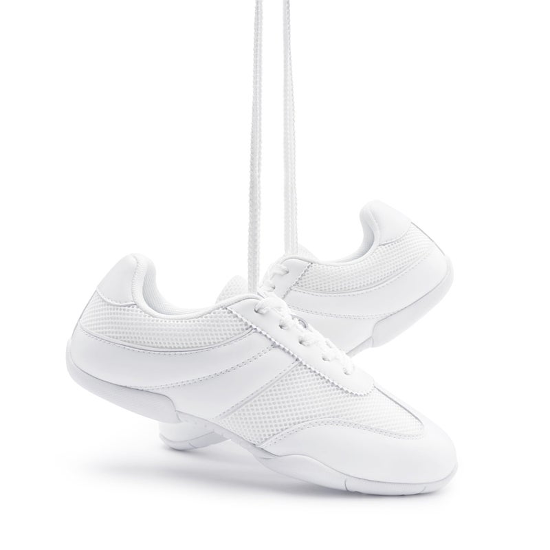 Stelle Cheer Shoes Women White Cheerleading Shoes Youth Cheer Dance Sneakers Lightweight Athletic Training Tennis ShoesACL003White7MW - Image 2