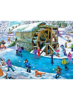 Bits and Pieces Bits and Pieces - 4-in-1 Multi-Pack - 300 Piece Jigsaw Puzzles for Adults-Each Measures 16" x 20" (46cm x 61cm)-River Escapades by Artist Mary Thompson  - Image 3