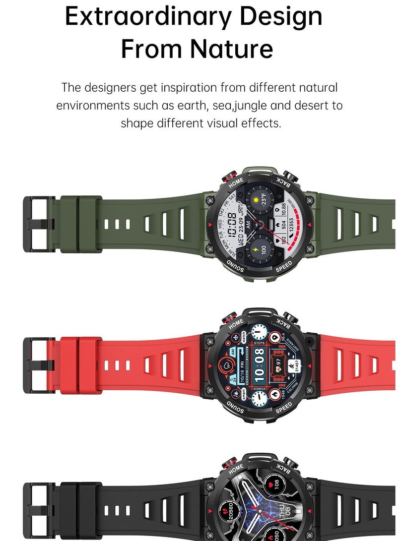 RollsTimi  Men's Sports Smartwatches Waterproof Smart Watch for Women Fitness Tracker, Bluetooth Call, Heart Rate Monitoring - Image 2