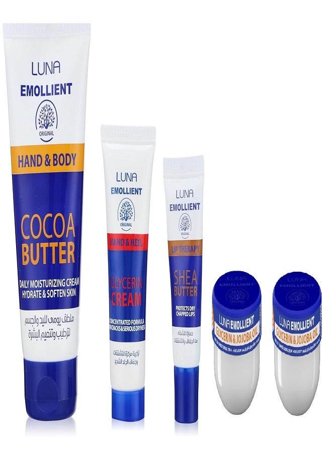 Luna Emollient Bundle Promo Bag 5Pcs - Image 1