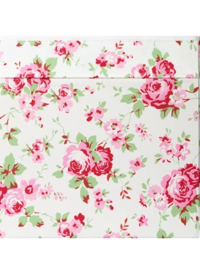 IKEA (IKEA) Box, floral patterned, 33x38x33 cm  - Image 5