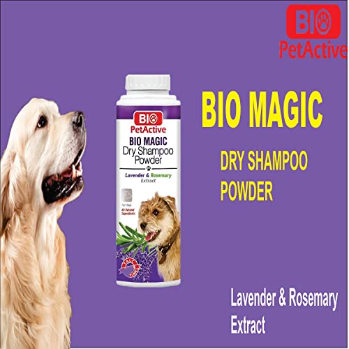 Bio PetActive Bio Magic Dry Shampoo Powder with Lavender and Rosemary for Dogs | Cleansing and Moisturizing Perfume and Talc Free Suitable for Sensitive Skin - 5.29 oz - Image 5