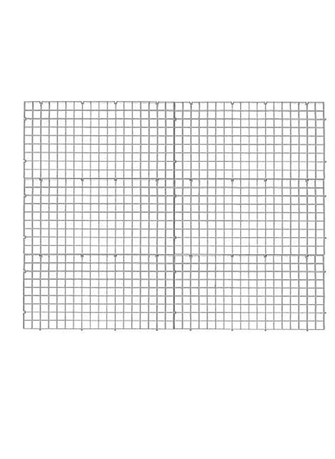 6 PCS Aquarium Divider Filter Tray Egg Crate Fish Tank Bottom Isolation, White, 30 cm x 15cm