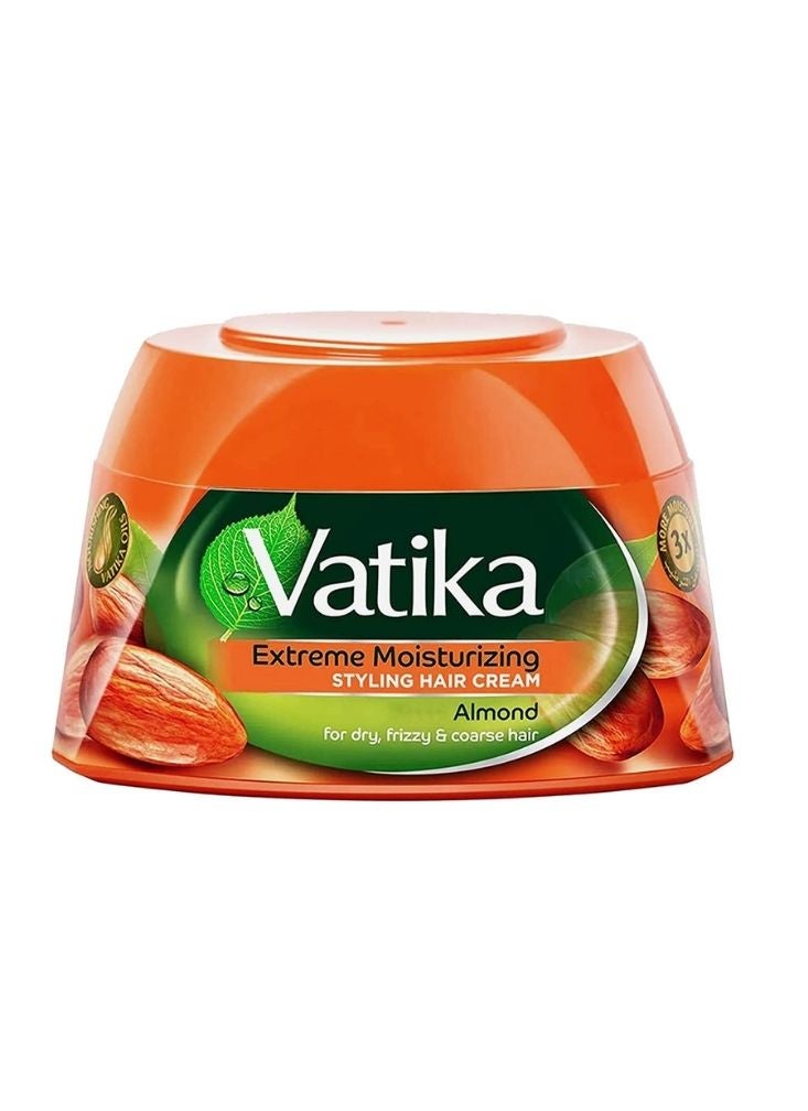 VATIKA Naturals Extreme Moisturizing Styling Hair Cream With Spanish Almond 210 Ml - Image 1