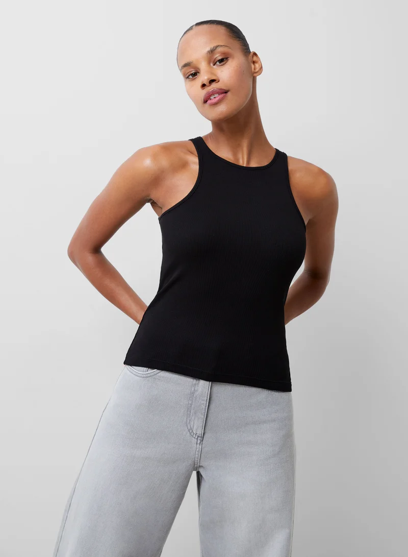 French Connection Rassia Sheryle Ribbed Tank Top