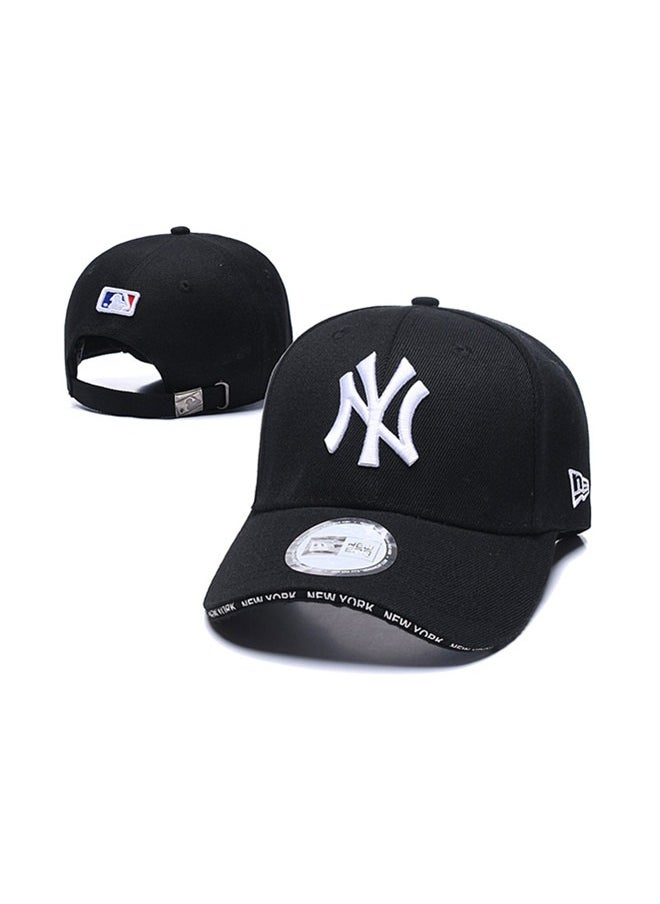 NEW ERA - New Era 9Fort New York Yankees baseball cap duckbill cap sun hat pure cotton men's and women's outdoor sports black - Image 1