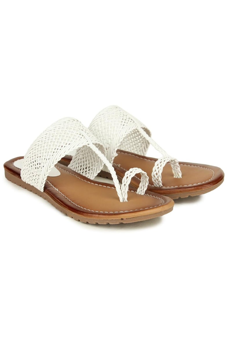 Shoetopia صنادل كولهابوري الأنيقة للنساء - Image 2