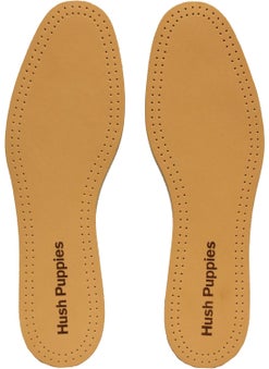 Hush Puppies Hush Puppies Men's Leather Active Odor Control Insoles 1 Pair, Tan, Men's Shoe Size: 10.0 / EU43 