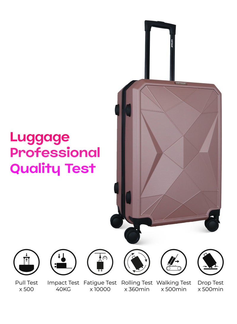 فيبتور مجموعة حقائب سفر من 3 قطع من ABS مع نظام قفل رقمي - Image 4