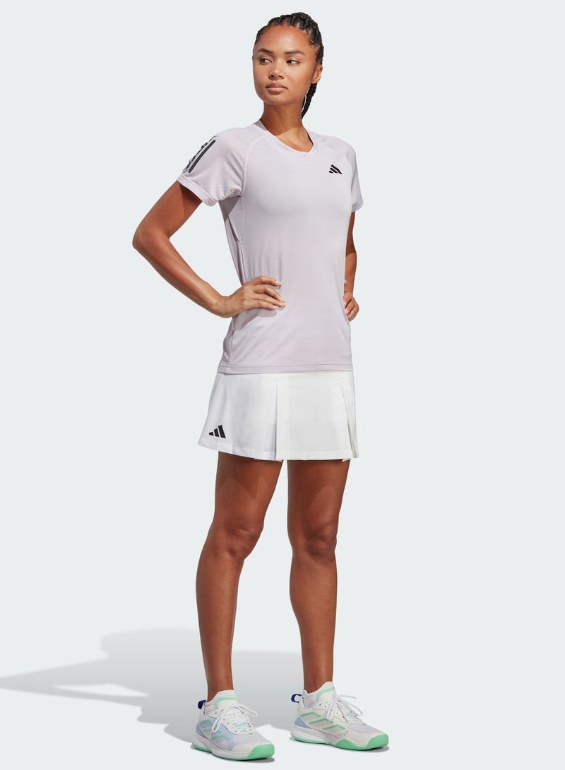adidas تنورة تنس كلوب بكسرات - Image 5