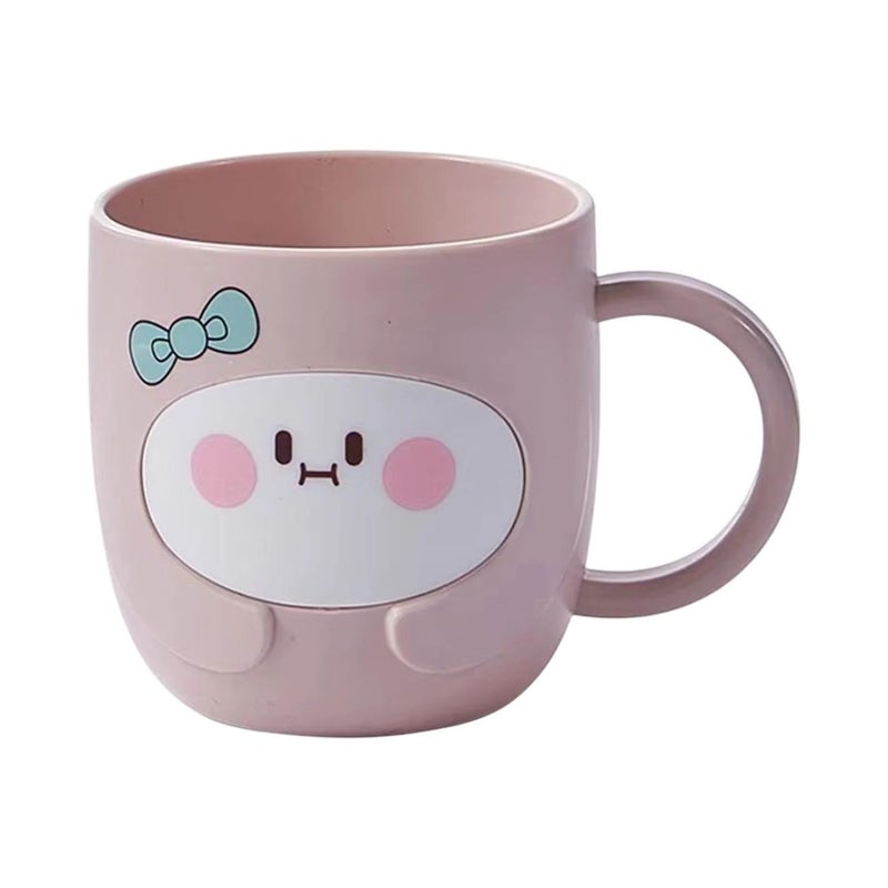 FunBlast Milk Mug for Kids – 350 Ml; Unbreakable Mug for Kids, Milk Mugs for Kids Unbreakable - Milk Drinking Cup for Kids (Pink4) - Image 1