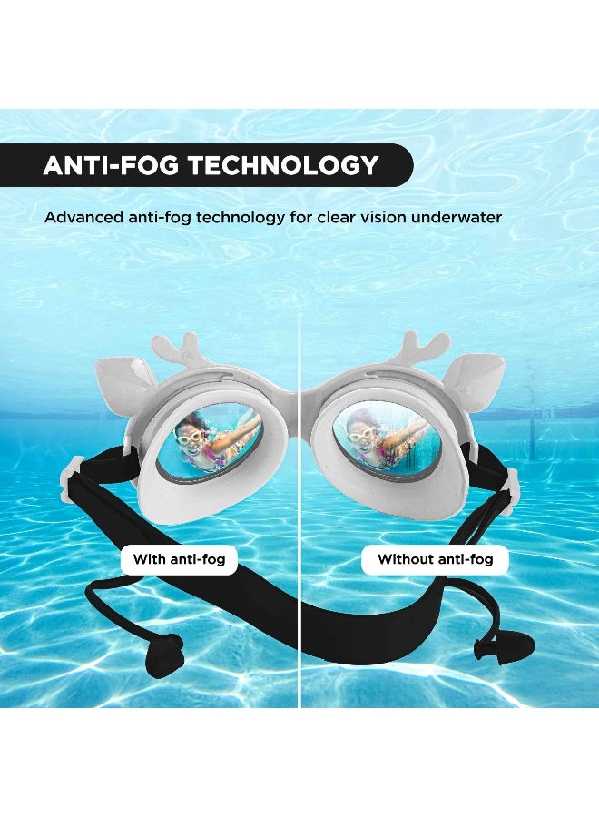 ENDLESS  Premium Swimming Goggle With Anti-Fog And Uv Protection | Stylish Big Frame For More Visibility | Soft Silicone Gasket For Leak Proof | With Hard Case - Image 4