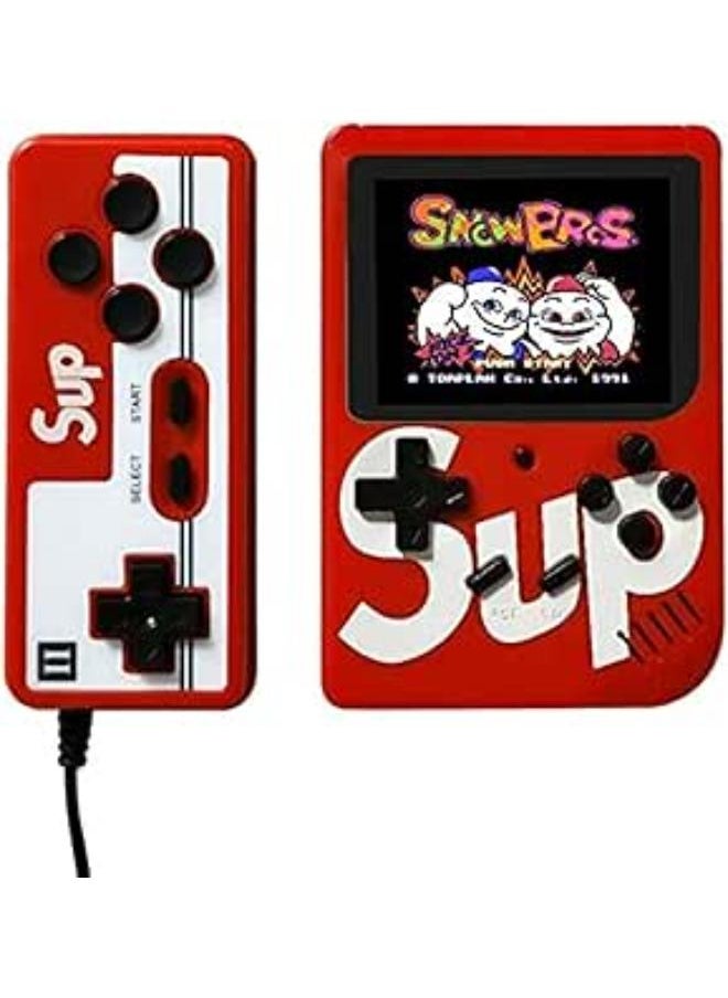 YUYUE - Retro Mini Handheld Video Game Console Player Gameboy Built-in 400 Classic Games Travel Portable Gaming System Electronics Machines 3.0 Inch Support TV Play Present for Boy Kids Adult (Red) - Image 1