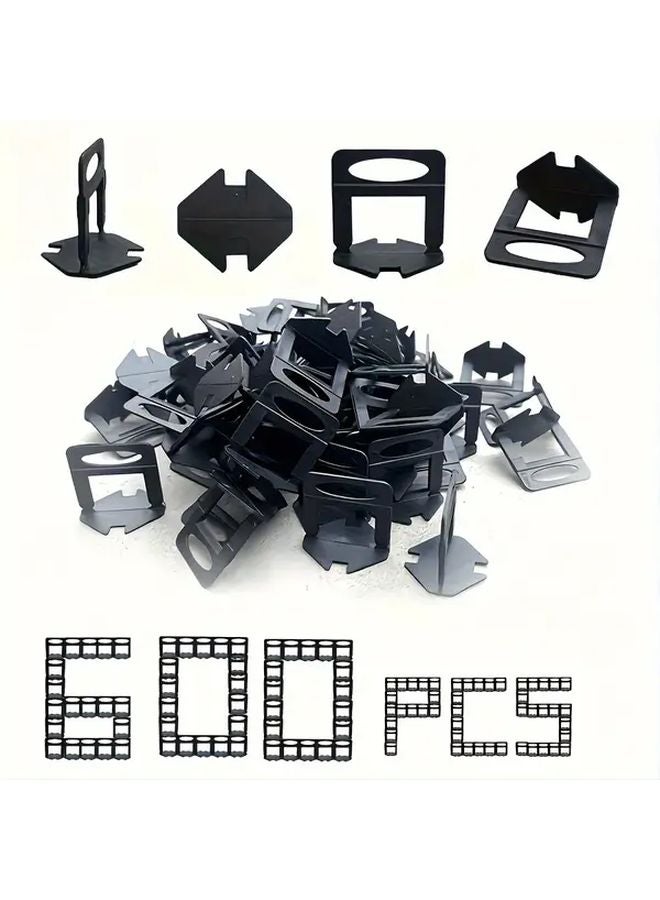 Professional Tile Leveling System Kit 600pcs White 2.0mm Spacers for Ceramic Stone Installation - Image 3