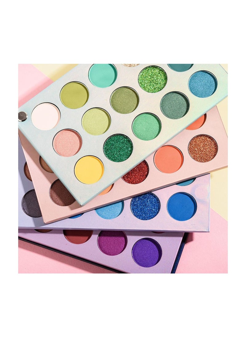 Color Board Eyeshadow Palette Eyes Shadow 60 Color Makeup Palette Highlighters Eye Make Up High Pigmented Professional Eye Shadow Mattes and Shimmers Long Lasting Blendable Waterproof
