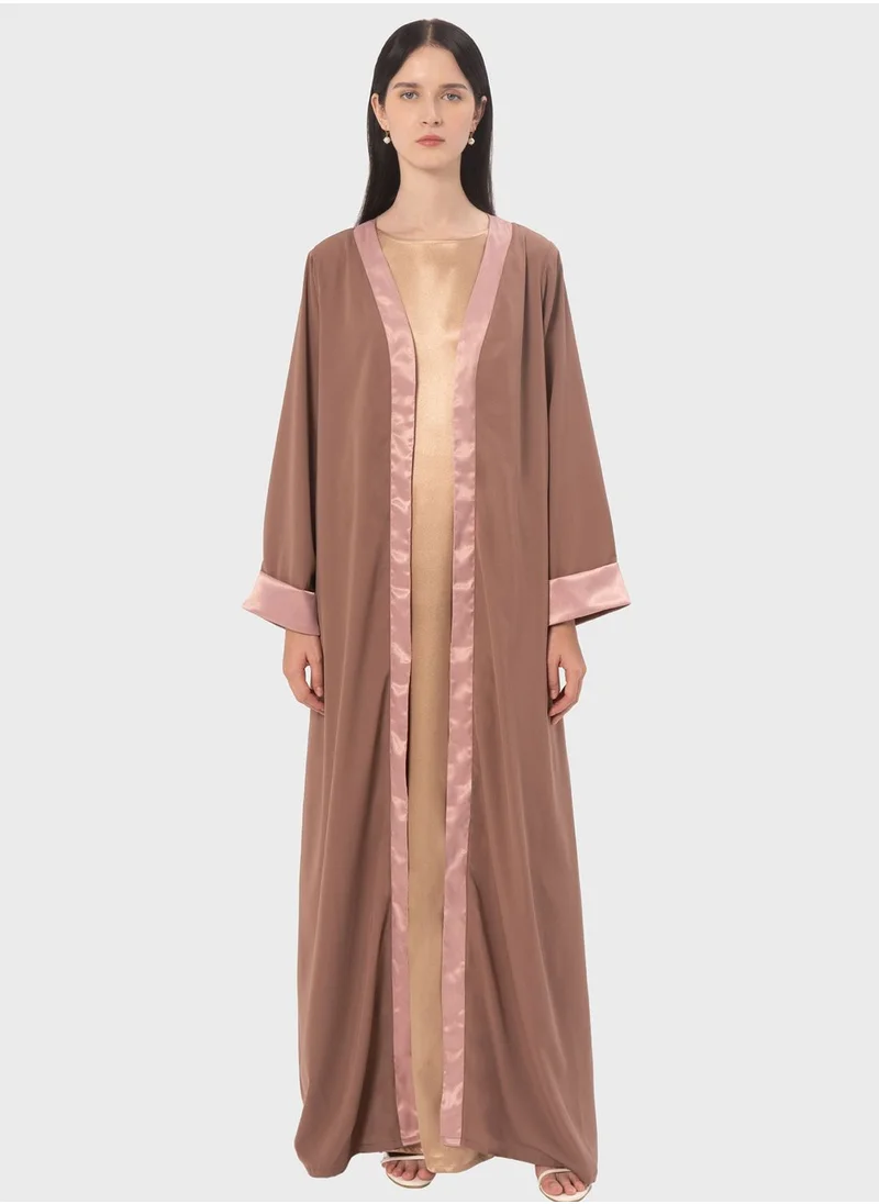 Demure Color Block Abaya