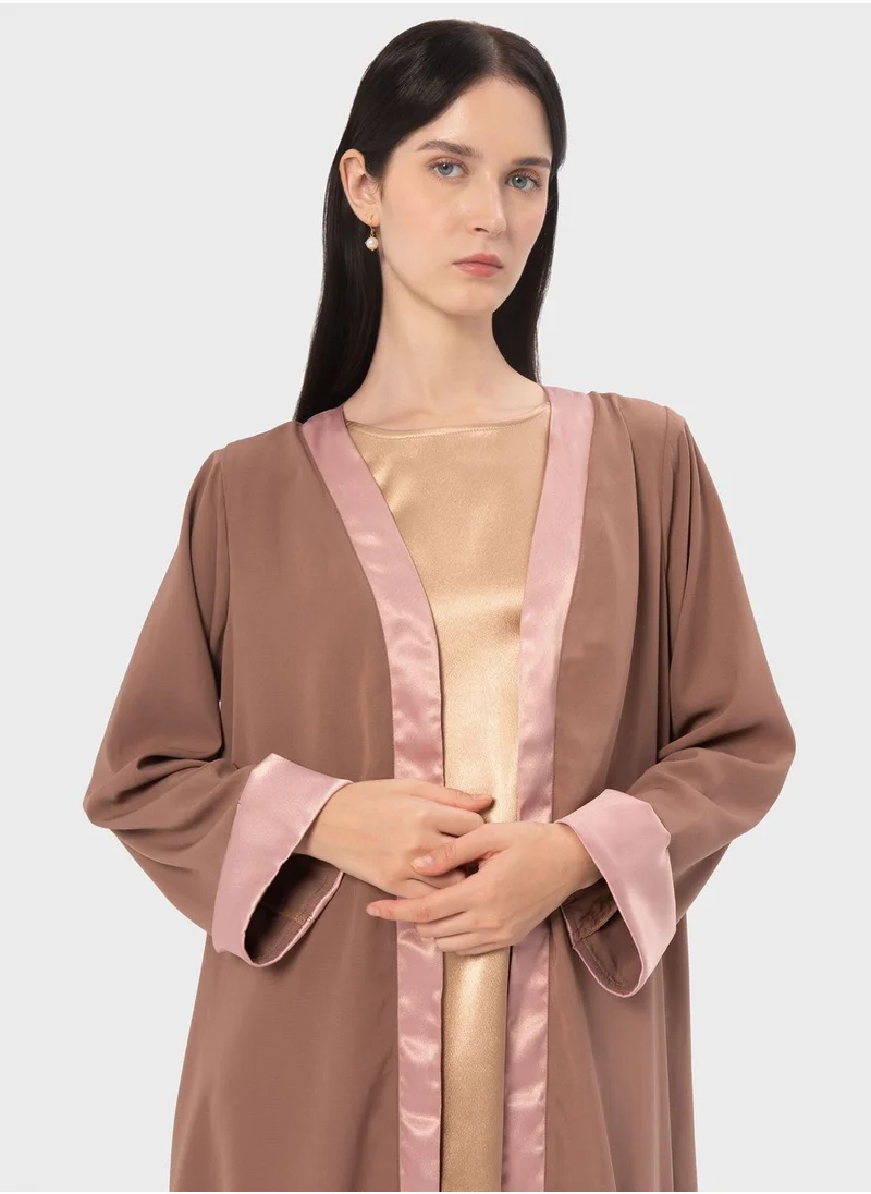 Demure Color Block Abaya