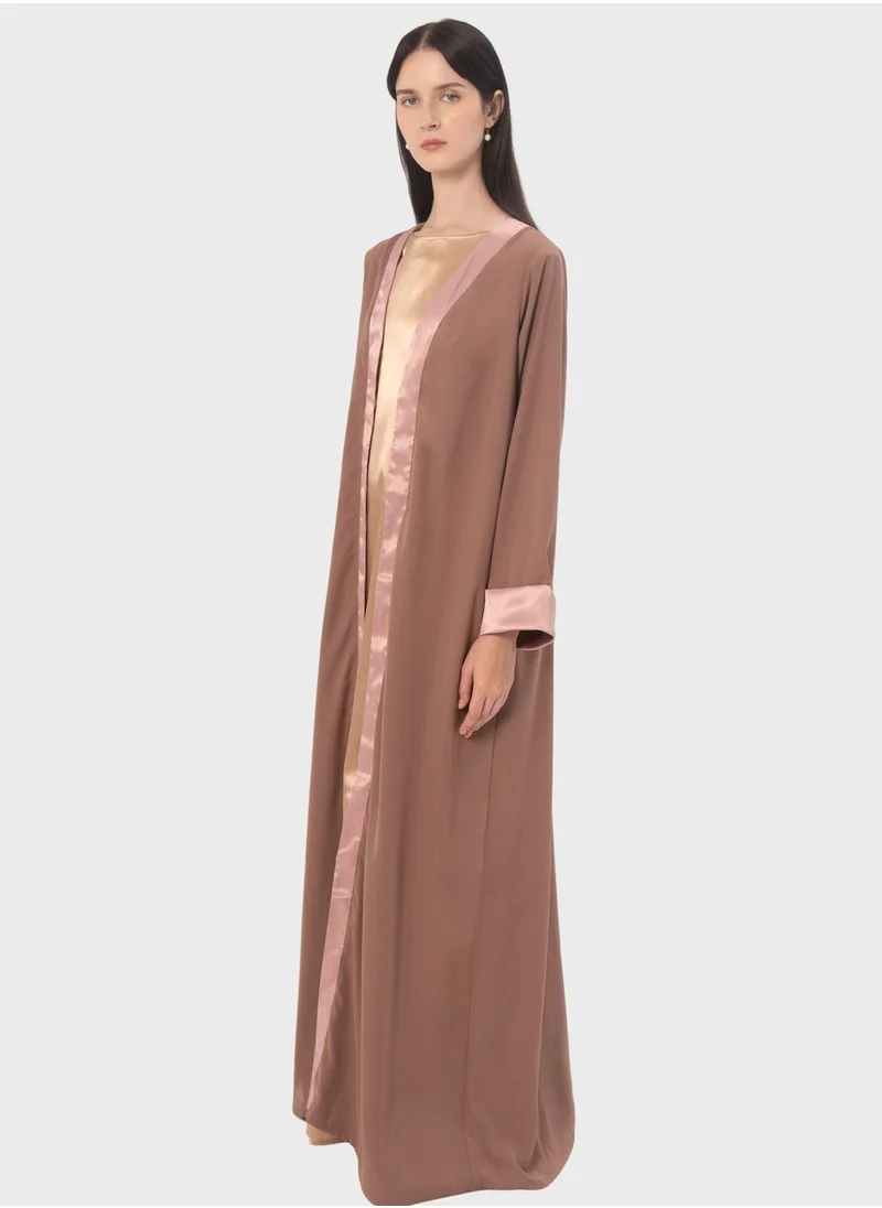 Demure Color Block Abaya