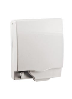 Schneider Schneider Electric White Full Time Weatherproof 1 Gang Socket Cover 13 x 12 x 5cm 