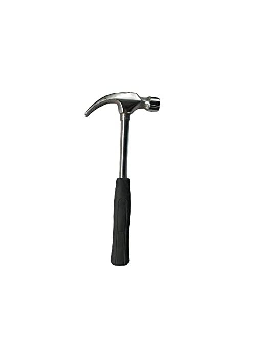 TMC TMC Tubular Steel Handle Curved Claw Hammer Multipurpose Durable Claw Hammer Rubber Hand Grip  - Image 1