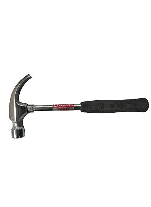 TMC TMC Tubular Steel Handle Curved Claw Hammer Multipurpose Durable Claw Hammer Rubber Hand Grip  - Image 2