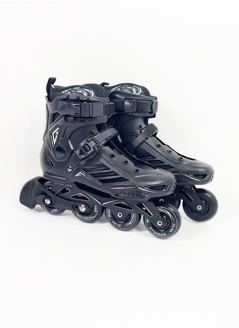 Inline Skates for Adults Adjustable Speed Skating Shoes with Aluminum Frame & PU Wheels