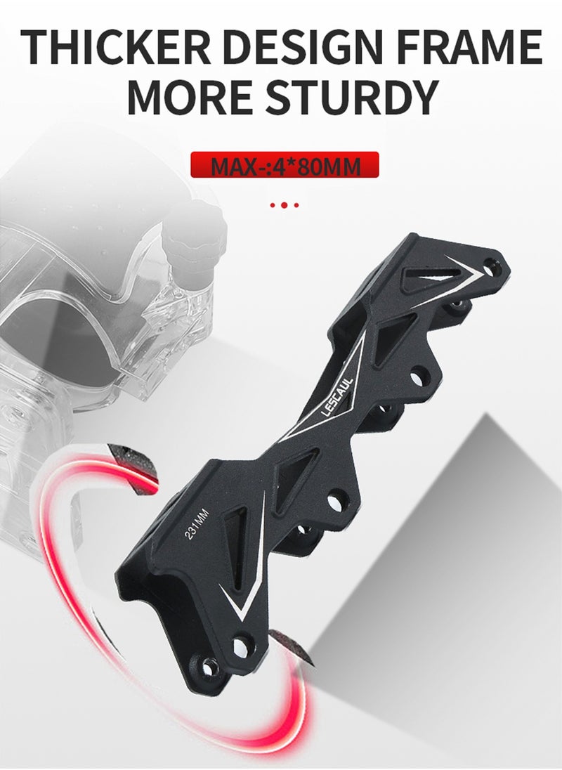 Inline Skates for Adults Adjustable Speed Skating Shoes with Aluminum Frame & PU Wheels
