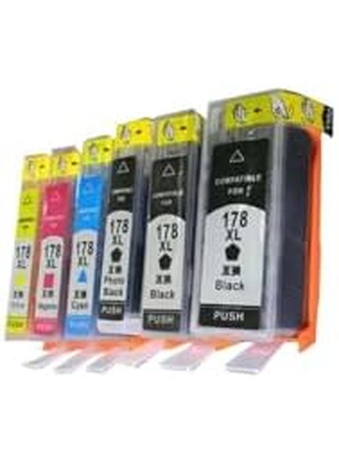 Compatible 178 178XL Ink Cartridge 1BK1C1M1Y for 178 3070A 5510 B110D C410C C310B - Image 1