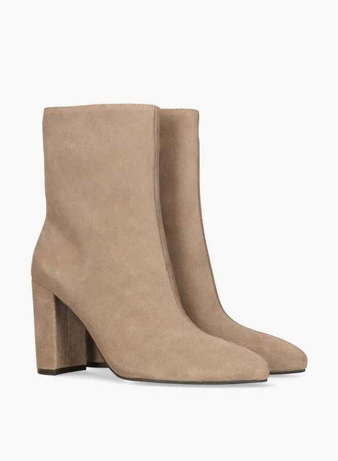 مكس Women Annamae Solid Block Heel Ankle Boots