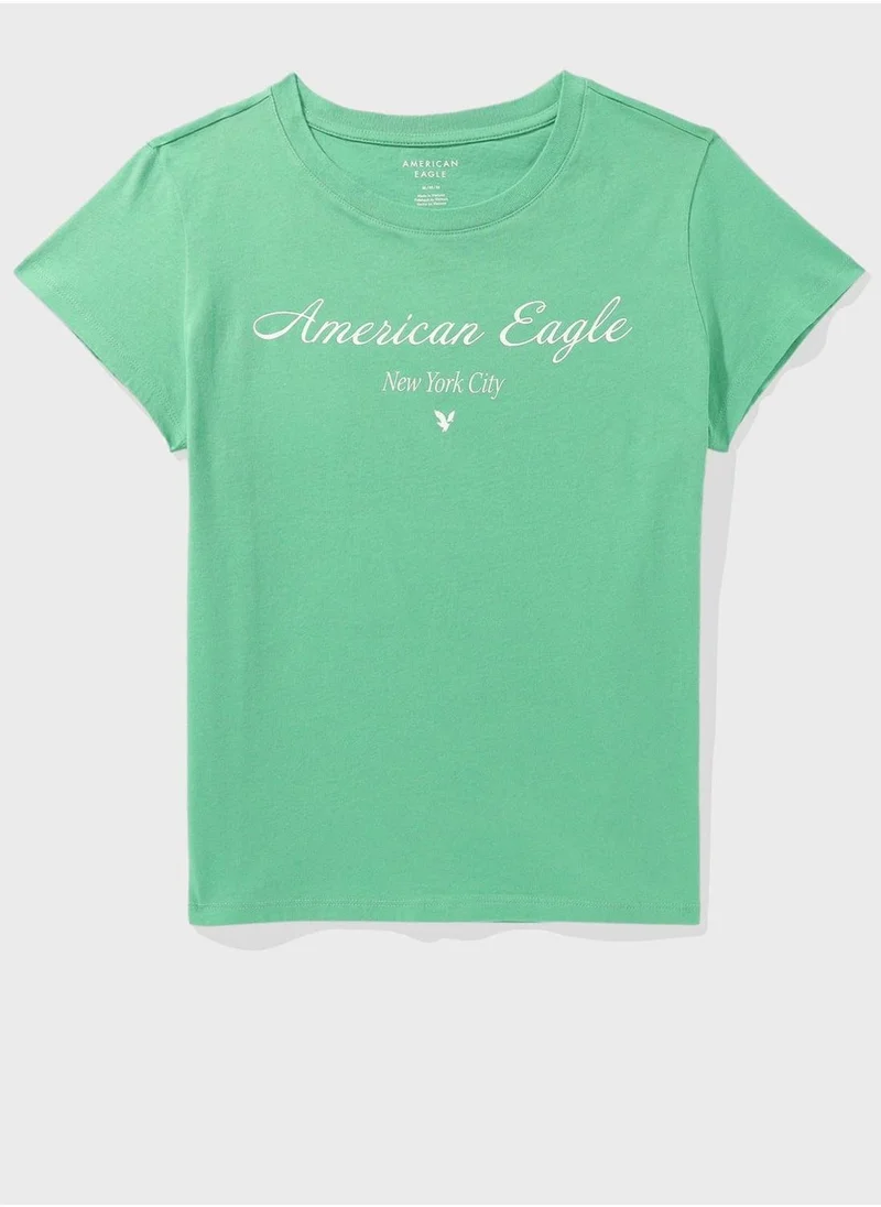 American Eagle Graphic Crew Neck T-Shirt